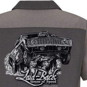 Red Kap Gasser Camaro Mechanic Work Shirt